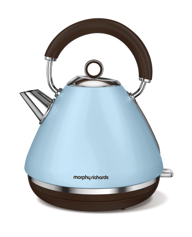 קומקום חשמלי פירמידה Morphy Richards - תכלת
