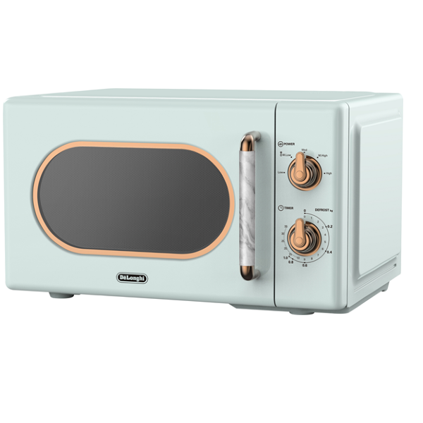 מיקרוגל מכני 20 ליטר רטרו DL3720G דלונגי DeLonghi גוון ירקרק