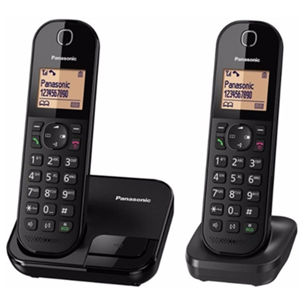 טלפון אלחוטי + שלוחה פנסוניק Panasonic KX-TGC412MBB צבע שחור