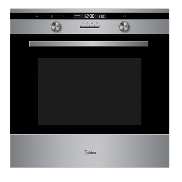 תנור אפייה בנוי 9 תכניות דגם MIDEA 65DAE42144 מידאה נירוסטה מוברשת