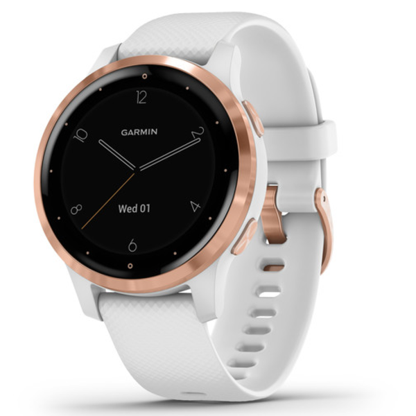 שעון ספורט חכם GARMIN Vivoactive 4s גרמין לבן - רוז גולד