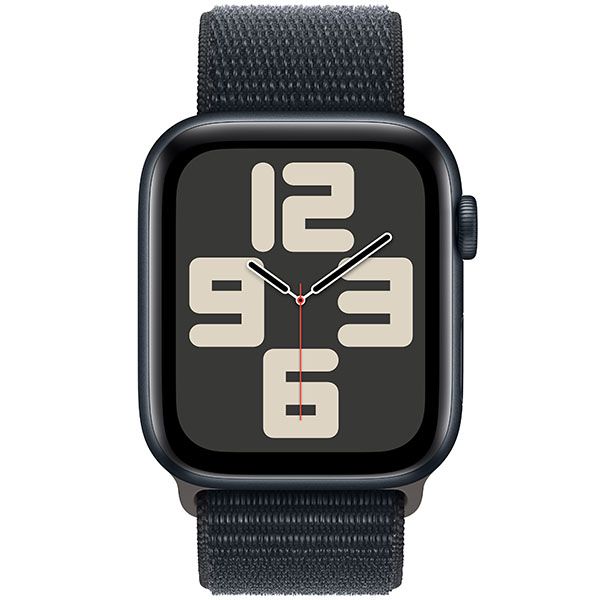 שעון אפל GPS 44mm דגם Apple Watch SE רצועה  Midnight Sport Loop