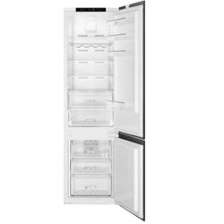 מקרר אינטגרלי מקפיא תחתון 284 ליטר דגם C8194TNE סמג SMEG לבן