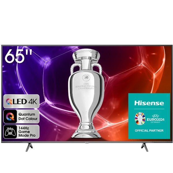 טלוויזיה חכמה "65 PRO QLED TV 4K דגם HISENSE 65E7KQ PRO הייסנס