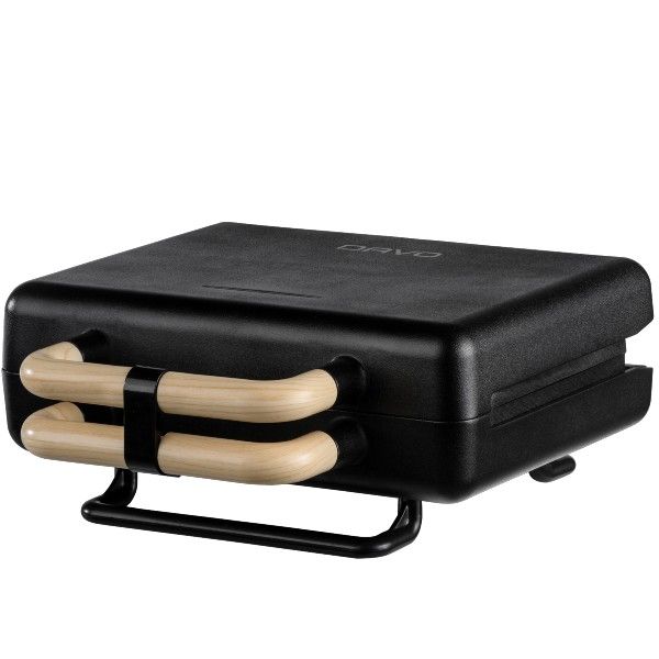 טוסטר גריל+וופל בלגי DAVO GWM620 שחור