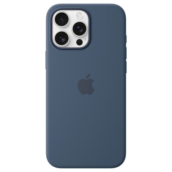 כיסוי סיליקון Apple iPhone 16 Pro Max Silicone Case with MagSafe אפל צבע Denim