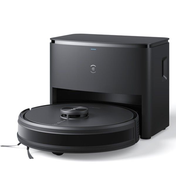 שואב אבק רובוטי שוטף כולל תחנת ריקון ECOVACS Y1 PRO PLUS שחור