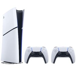 קונסולה סוני פלייסטיישן PS5 Slim מהדורה דיגיטלית כולל 2 בקרים Sony PlayStation 5 סוני