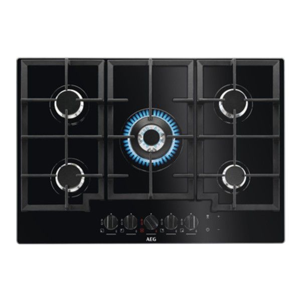 כיריים גז זכוכית 74 ס"מ HKB75550NB אאג AEG שחור