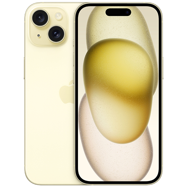 סמארטפון אייפון APPLE iPhone 15 256GB אפל Yellow