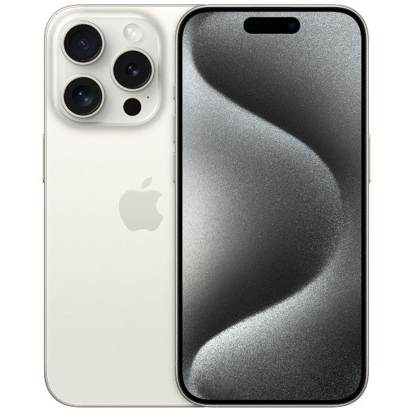 סמארטפון אייפון APPLE iPhone 15 Pro 512GB אפל White Titanium