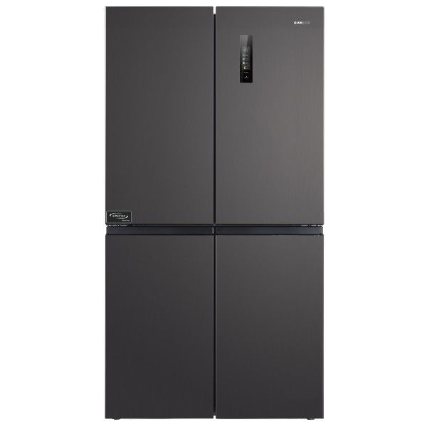 מקרר 4 דלתות 601 ליטר דגם MER6600BS אמקור AMCOR נירוסטה מושחרת