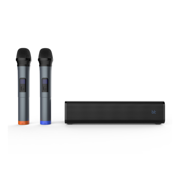 מקרן קול סאונדבר עם מיקרופנים אלחוטיים SING BAR