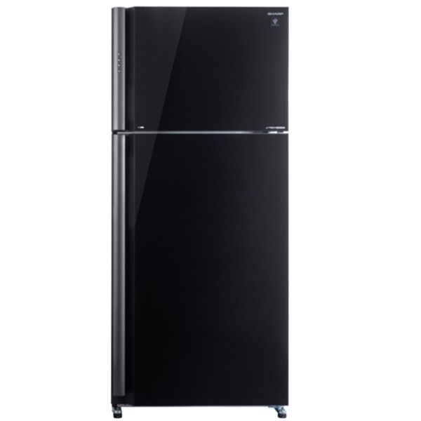 מקרר מקפיא עליון 588 ליטר דגם SJ-GPRN75D-BK שארפ Sharp זכוכית שחורה
