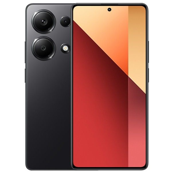 סמארטפון Xiaomi Redmi note 13 Pro 12+512GB שיאומי צבע שחור