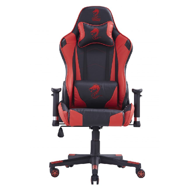 כיסא גיימינג דגם GLADIATOR מבית DRAGON צבע אדום