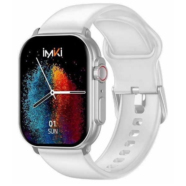 שעון ספורט חכם דגם IMIKI Smart Watch SF1 צבע כסוף
